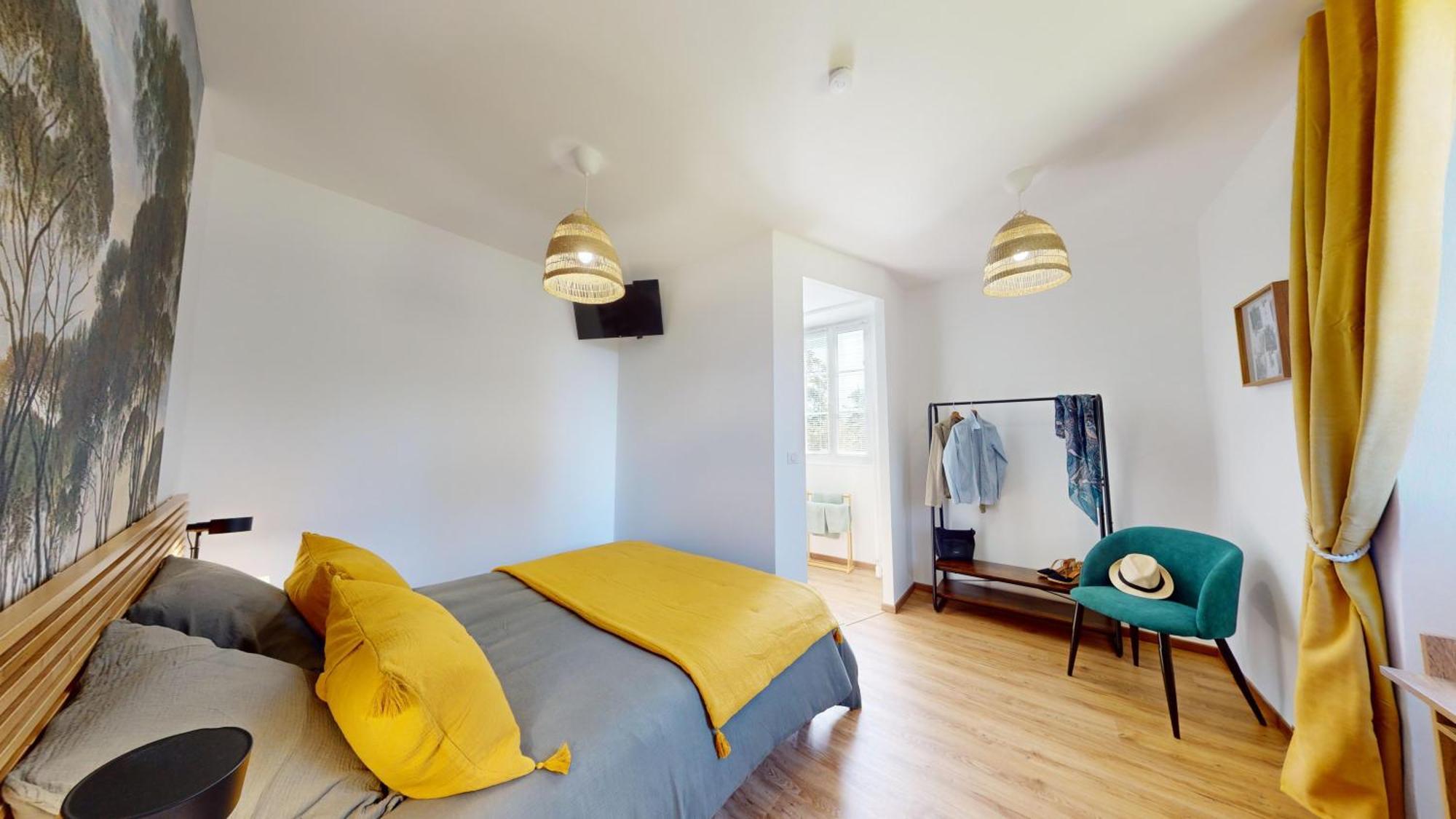 Bed and Breakfast Domaine De L'Eau Partie Carentan Camera foto
